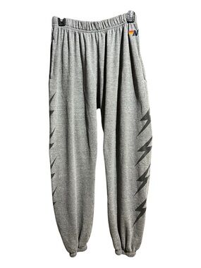 Aviator Nation Bolt 4 Gray Sweatpants Size Large